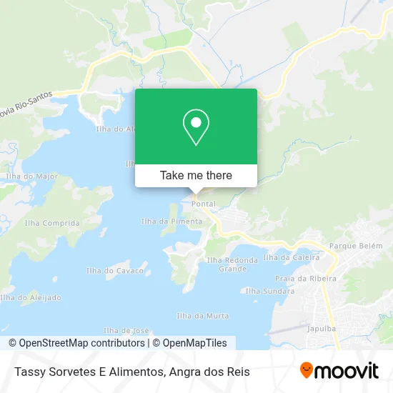 Tassy Sorvetes E Alimentos map