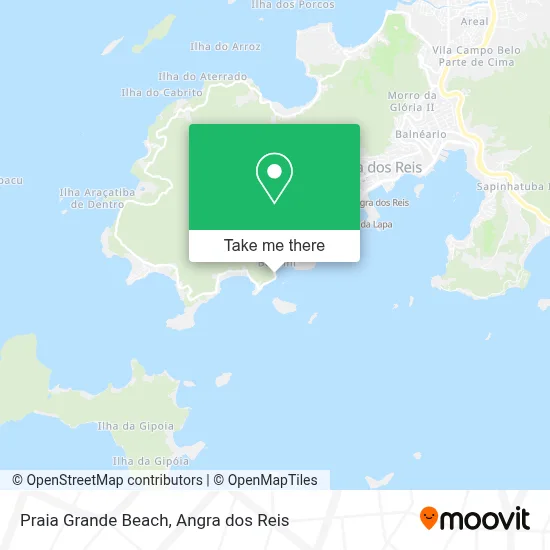 Praia Grande Beach map
