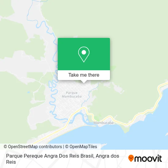Parque Pereque Angra Dos Reis Brasil map
