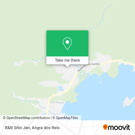 B&B Sitio Jan map