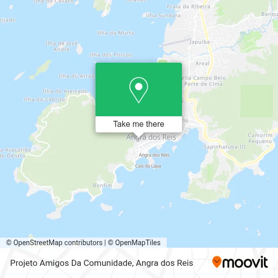Projeto Amigos Da Comunidade map