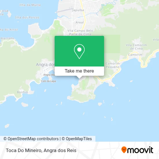 Toca Do Mineiro map