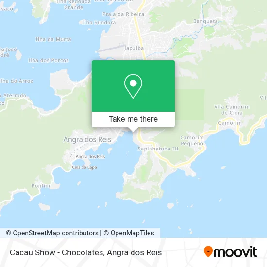 Cacau Show - Chocolates map