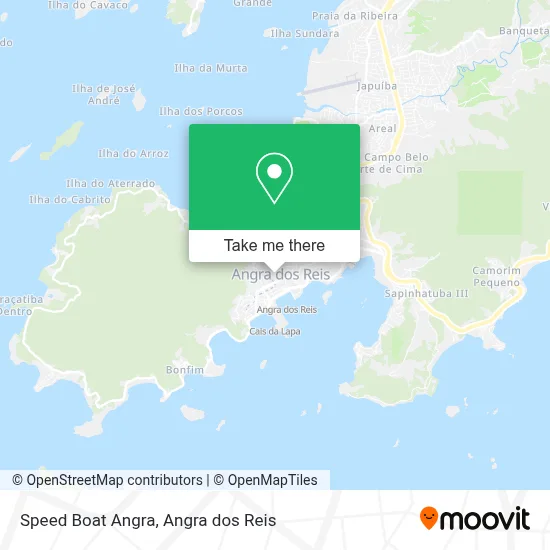 Speed Boat Angra map