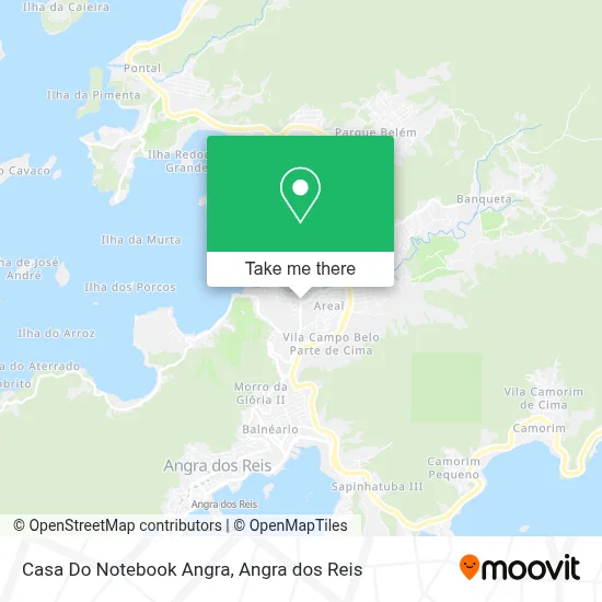 Casa Do Notebook Angra map