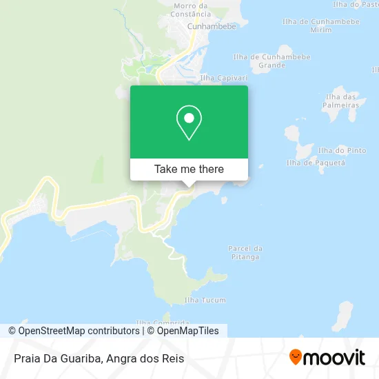 Praia Da Guariba map