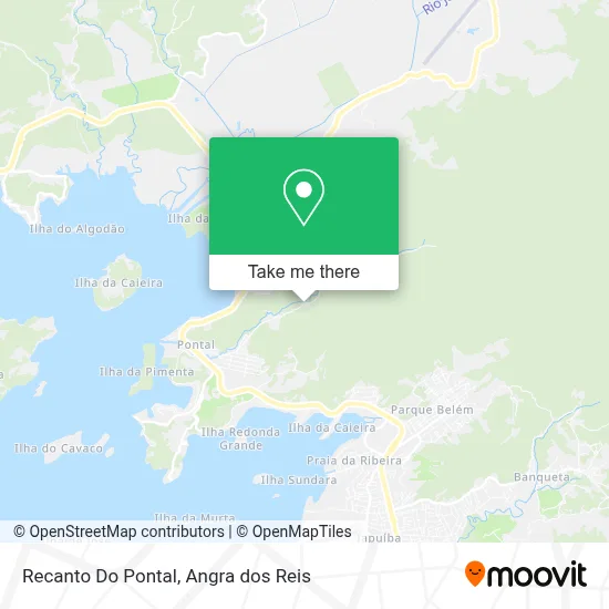 Recanto Do Pontal map