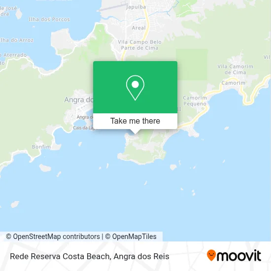 Rede Reserva Costa Beach map