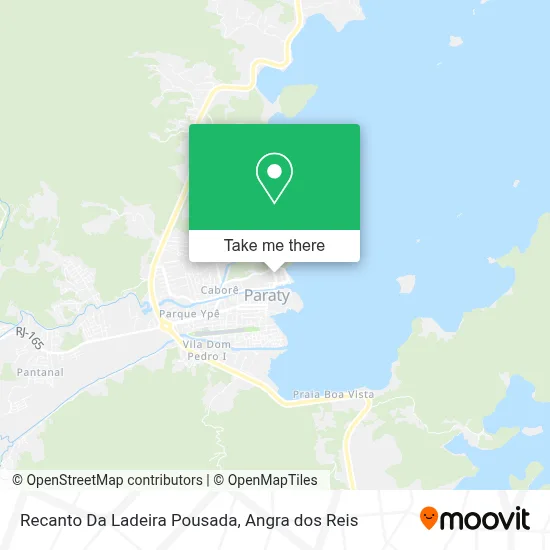 Recanto Da Ladeira Pousada map