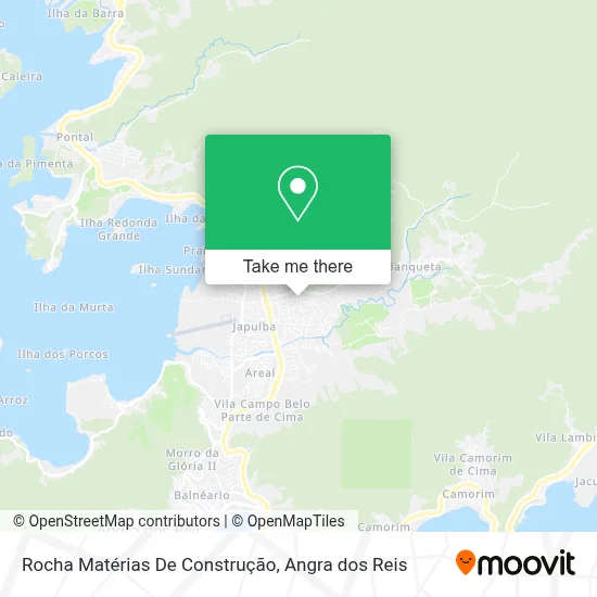 Rocha Matérias De Construção map