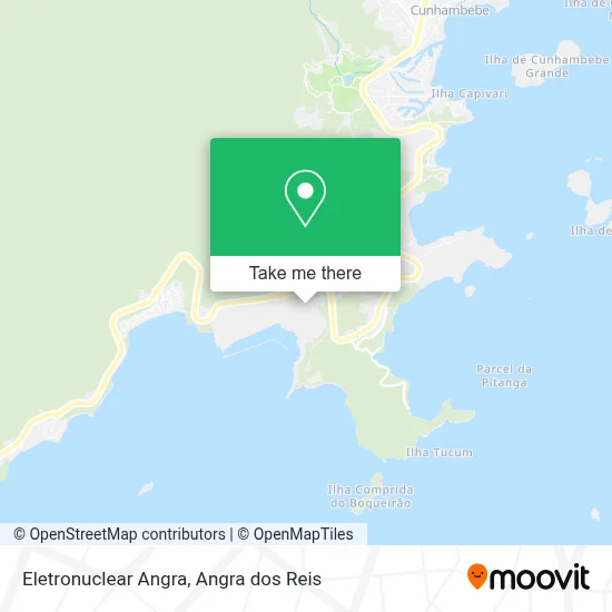 Eletronuclear Angra map