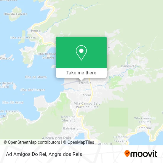 Ad Amigos Do Rei map