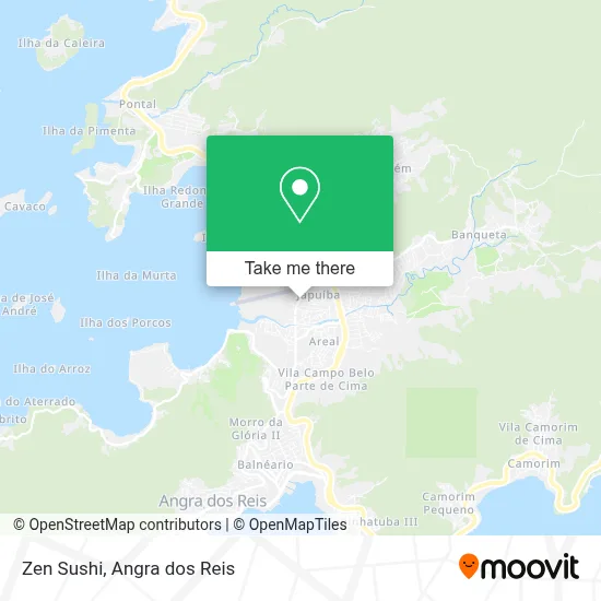 Zen Sushi map