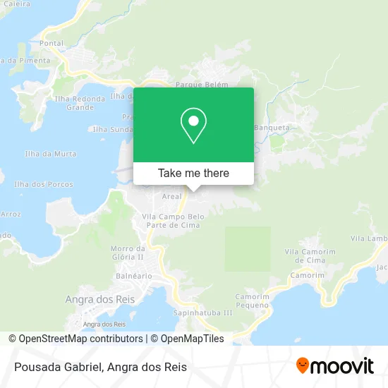 Pousada Gabriel map