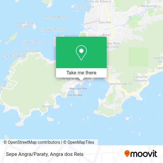 Sepe Angra/Paraty map