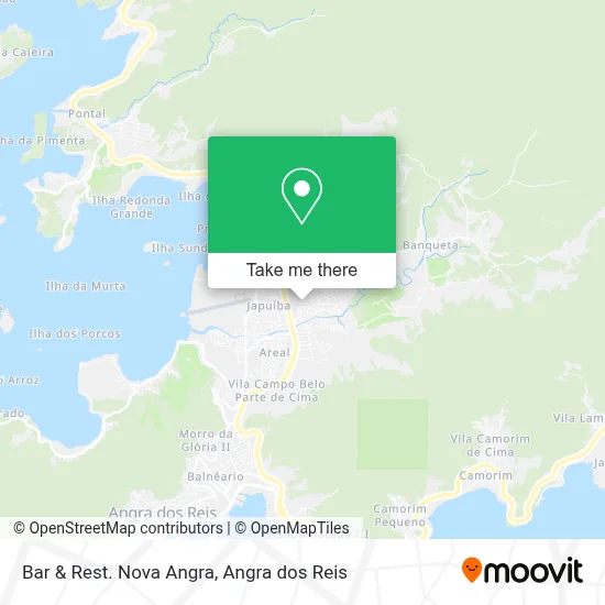 Bar & Rest. Nova Angra map