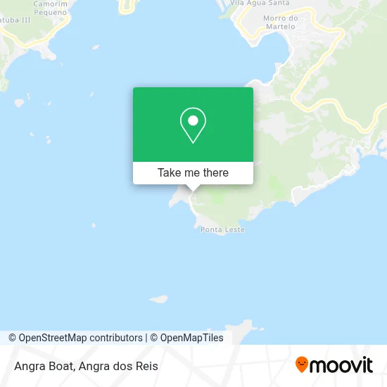 Angra Boat map