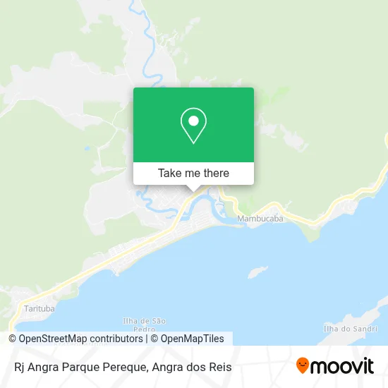 Rj Angra Parque Pereque map