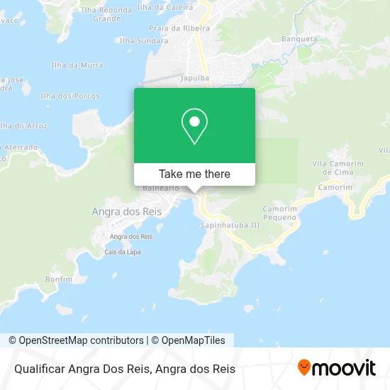 Qualificar Angra Dos Reis map