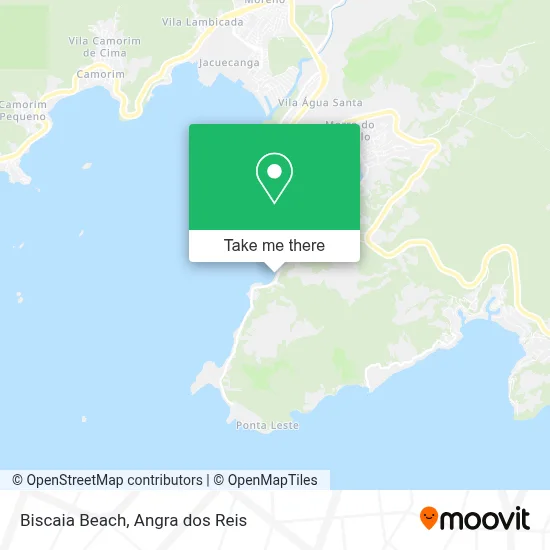 Biscaia Beach map
