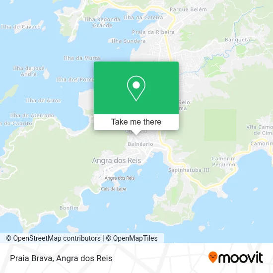 Praia Brava map