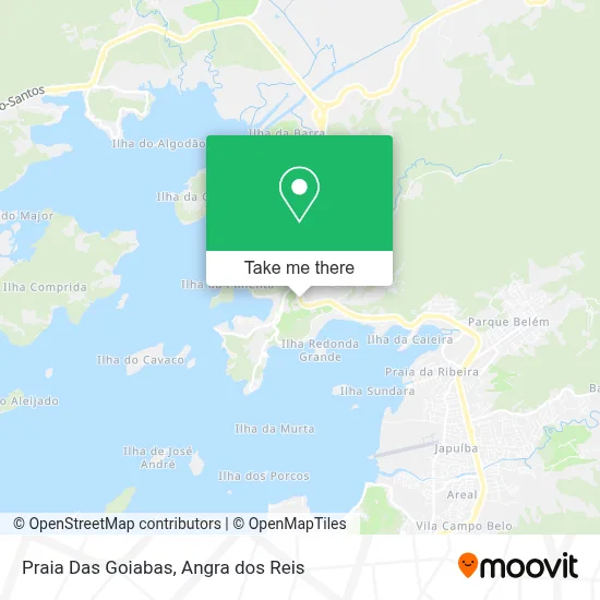 Praia Das Goiabas map