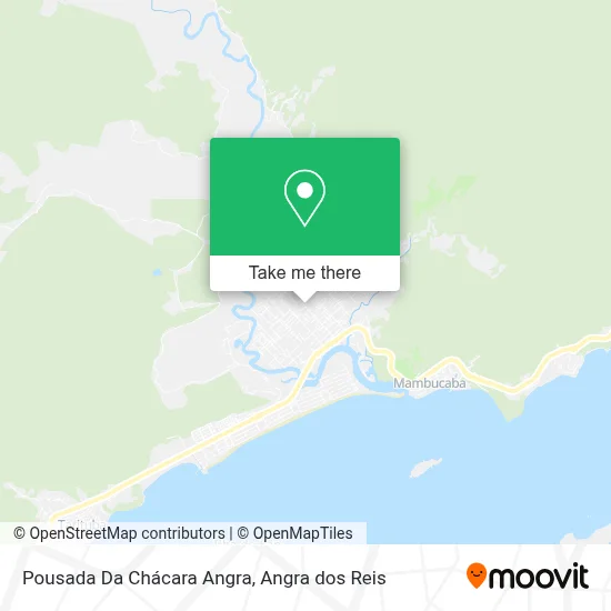 Pousada Da Chácara Angra map