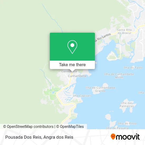 Pousada Dos Reis map