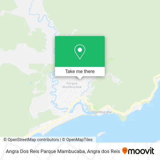 Angra Dos Reis Parque Mambucaba map