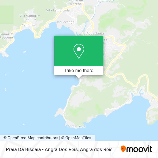 Praia Da Biscaia - Angra Dos Reis map