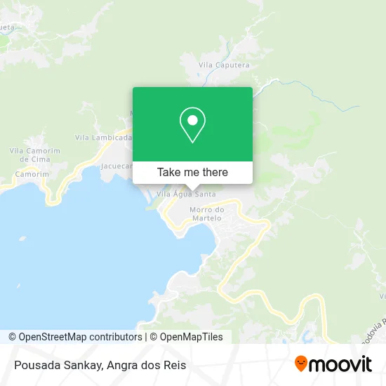 Pousada Sankay map