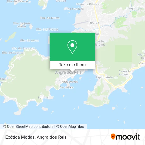 Exótica Modas map