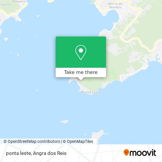 Mapa ponta leste