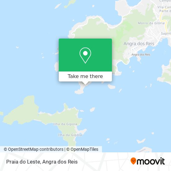 Praia do Leste map