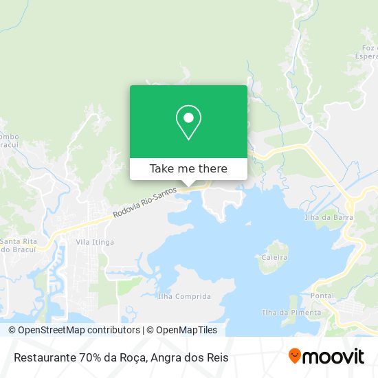 Restaurante 70% da Roça map