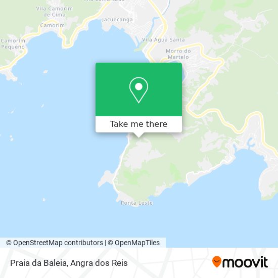 Mapa Praia da Baleia