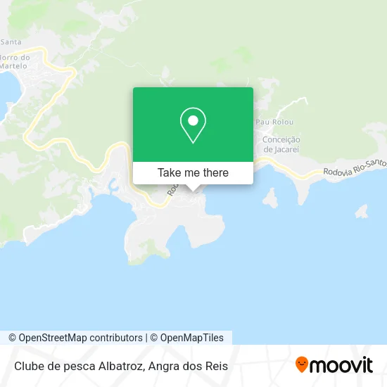 Clube de pesca Albatroz map