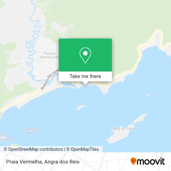 Praia Vermelha map