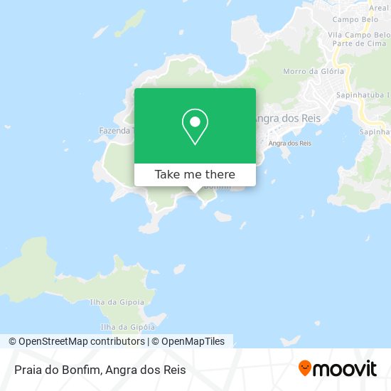 Mapa Praia do Bonfim
