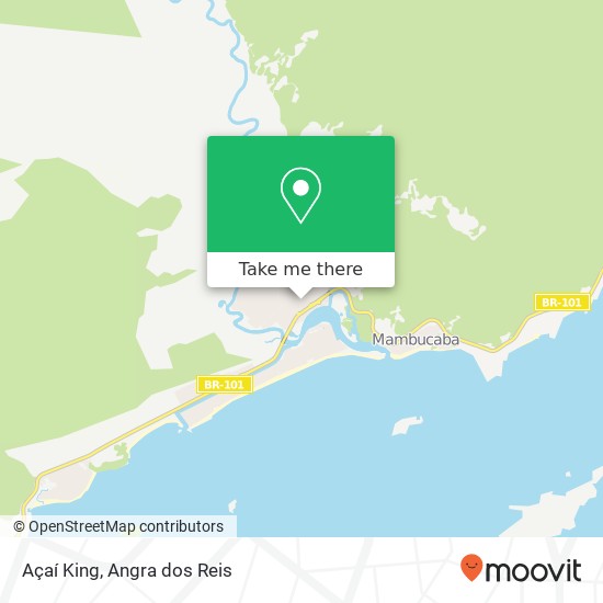 Açaí King map