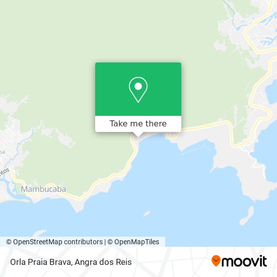 Mapa Orla Praia Brava