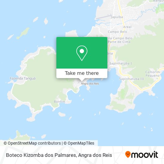 Boteco Kizomba dos Palmares map