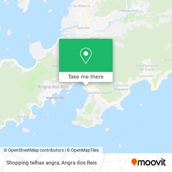 Shopping telhas angra map
