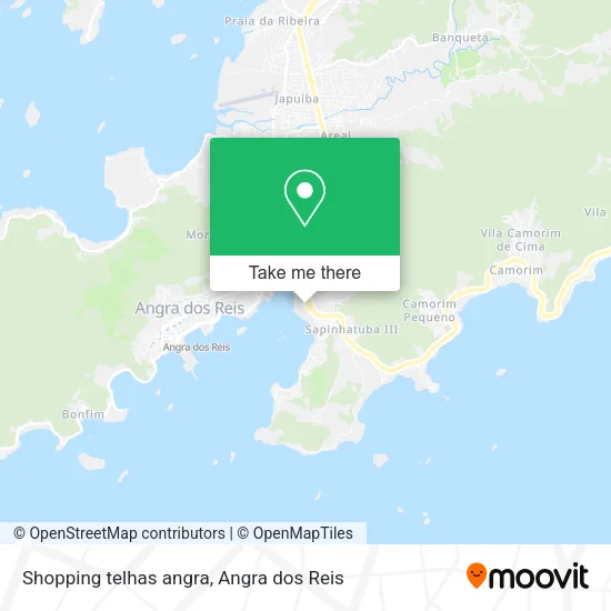Shopping telhas angra map