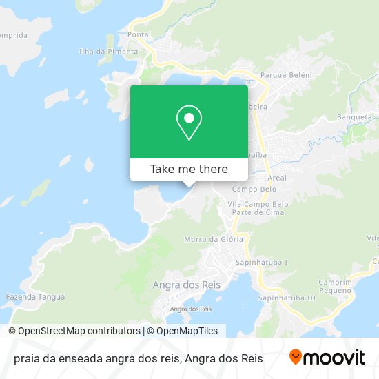 praia da enseada angra dos reis map