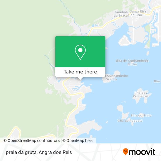 praia da gruta map