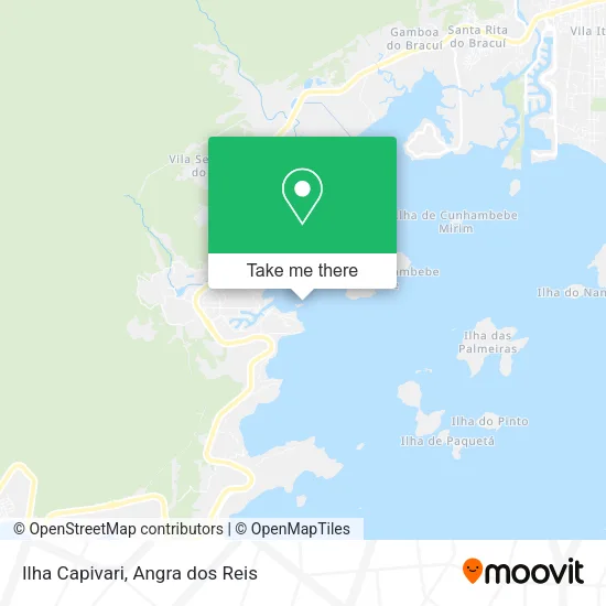 Ilha Capivari map
