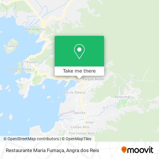 Mapa Restaurante Maria Fumaça