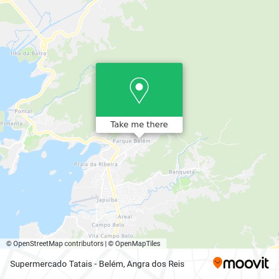 Supermercado Tatais - Belém map