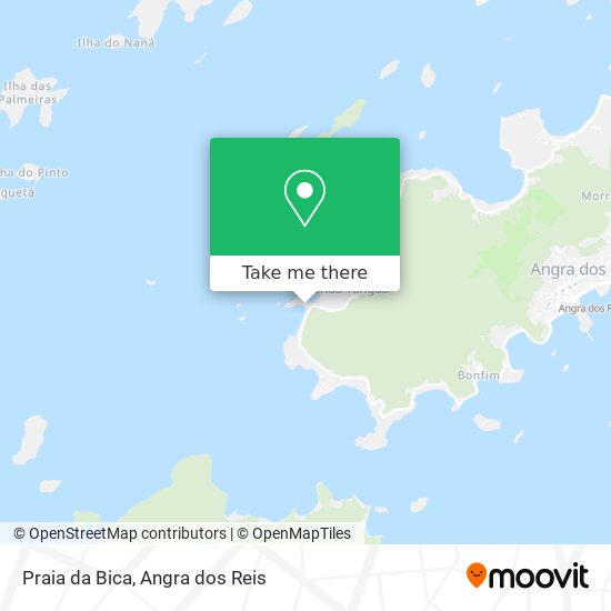 Praia da Bica map